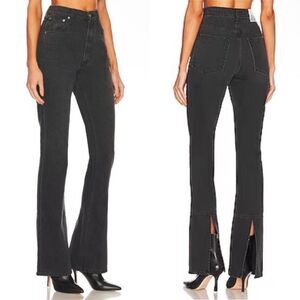 MOTHER SNACKS! NWT High Waist Wedge Slit Heel Jeans in Mouthwatering Size 29